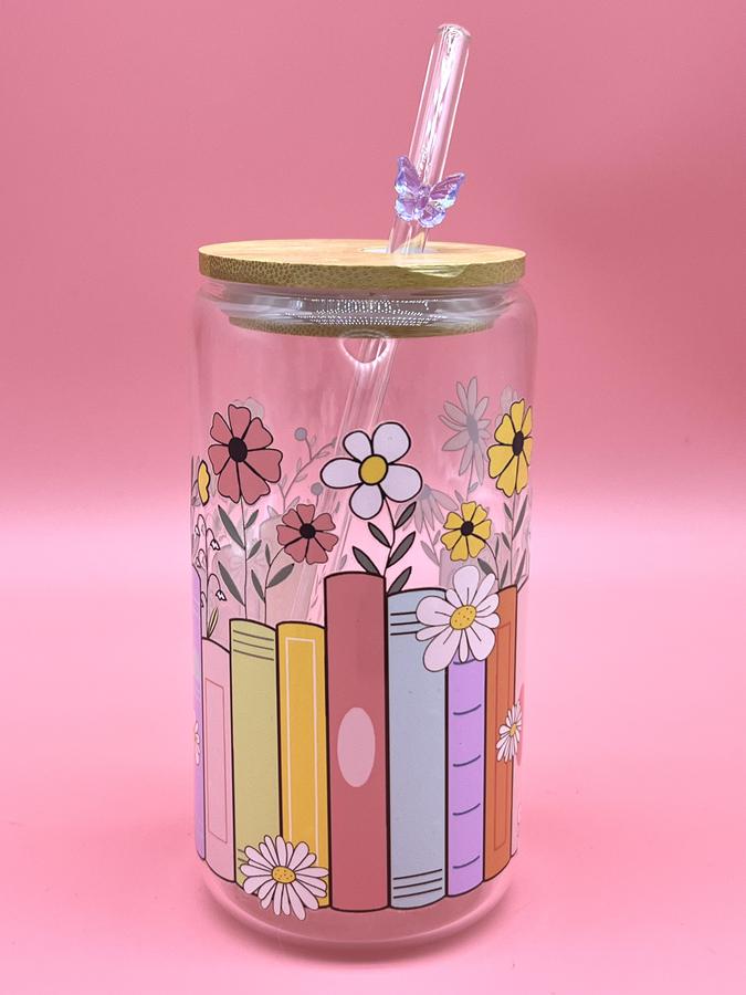 Book lover girl cup