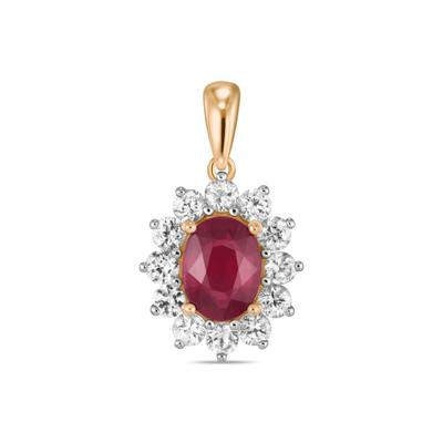 Өнгөт сапфир ба рубинтай кулон P01-L-35022-MIX         73535672                        