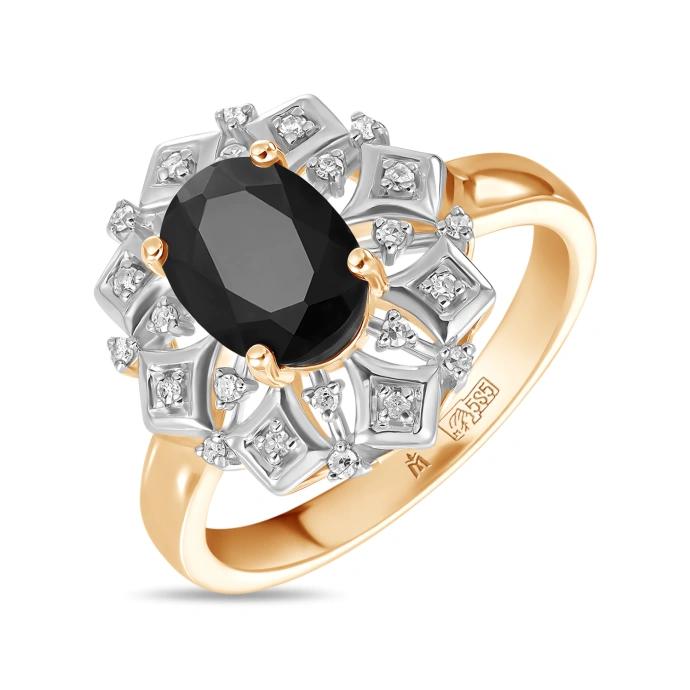 Бриллиант ба өнгөт сапфиртай бөгж R01-34094-SC                       73459312                    