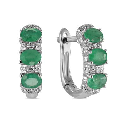 Бриллиант ба Маргадтай ээмэг E01-BS-0052-EM             68955926                        