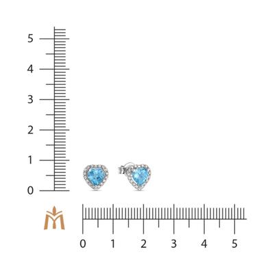Топаз ба бриллианттай ээмэг E01-0368BT                68086465                        