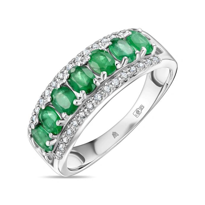 Бриллиант ба изумрудтай бөгж R01-34095-EM       73767661