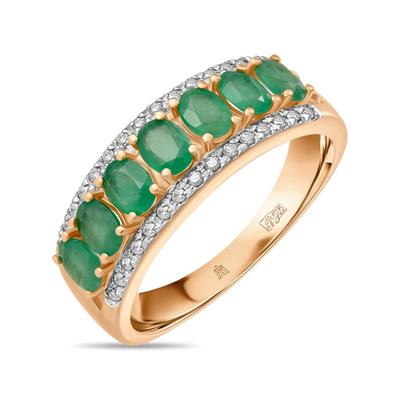 Бриллиант ба изумрудтай бөгж R01-34095-EM       73767661