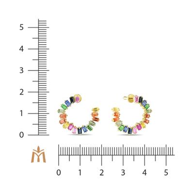 Сапир ба өнгөт сапиртай ээмэг E01-FST-0208    73625021  