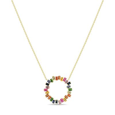 Гранат, сапир, өнгөт сапиртай хүзүүний зүүлт N01-FST-0181              73424726                   