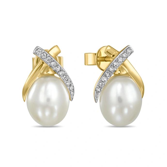 Бриллиант ба сувдантай ээмэг E755-NM-0003              67697265                       