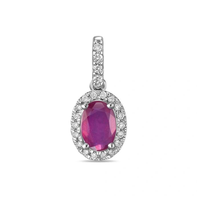 Бриллиант ба рубинтай зүүлтP01-35858RO               73551521       