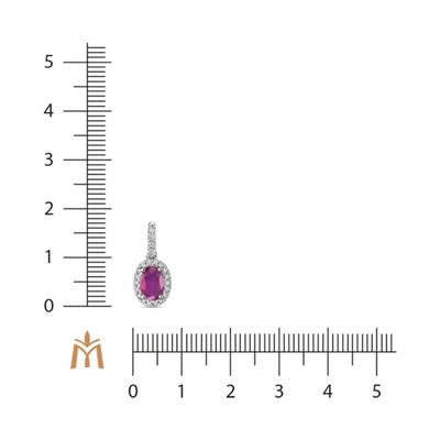 Бриллиант ба рубинтай зүүлтP01-35858RO               73551521       