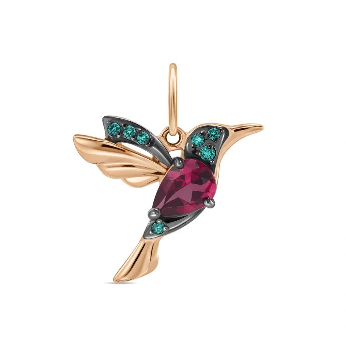 Родолит, топаз ба фианиттай хүзүүний зүүлт  N2031-770154-MIX                      67782292                        