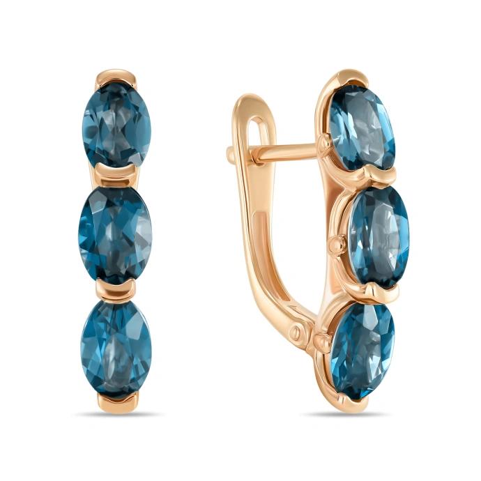 Лондон топазтай ээмэг E01-34462-LB       73516103                        