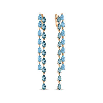 Топаз ба Лондон топазтай ээмэг E01-59823-MIX   73554511                      