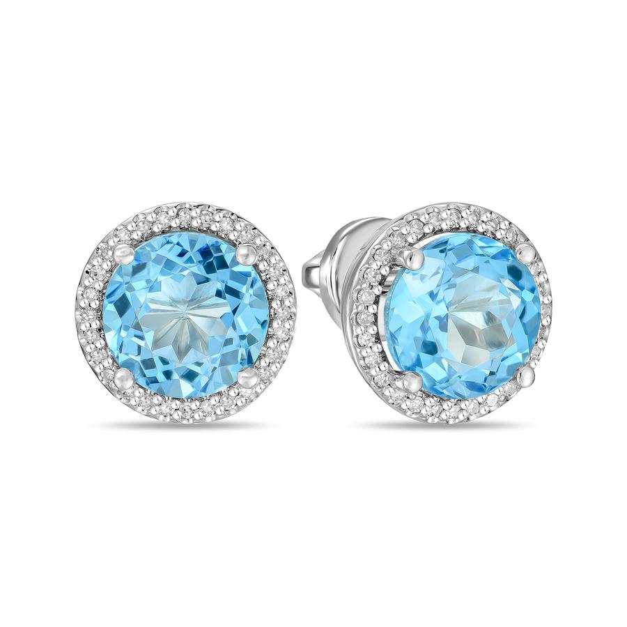 Топаз ба Алмазтай ээмэг  E01-0641BT