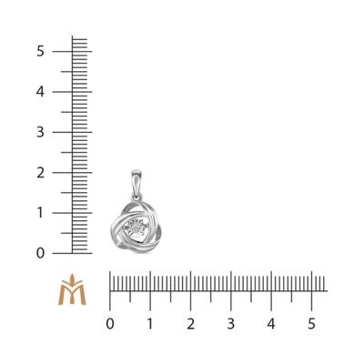 Алмазан шигтгээтэй кулон P01-PL-34397