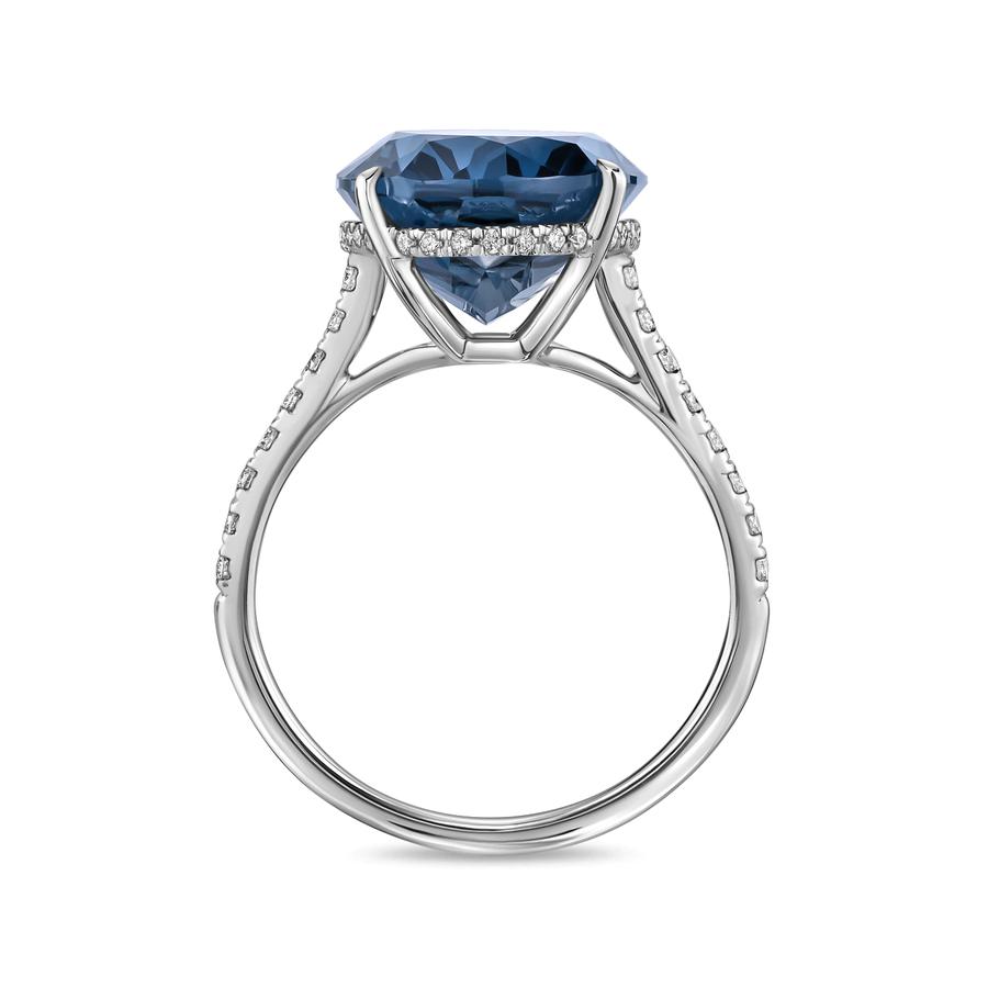 Бриллиант ба Лондон топазтай бөгж R01-EMP-1438LB          73768920                       