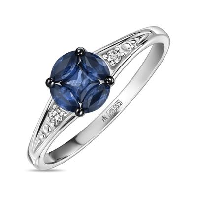 Бриллиант ба сапфиртай бөгж R01-0485SA                        73861999 .73860245                        