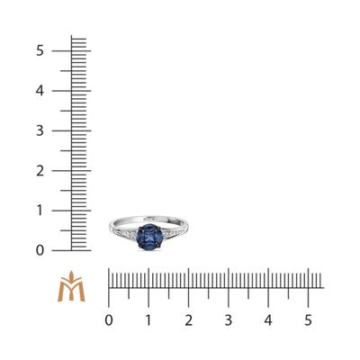 Бриллиант ба сапфиртай бөгж R01-0485SA                        73861999 .73860245                        