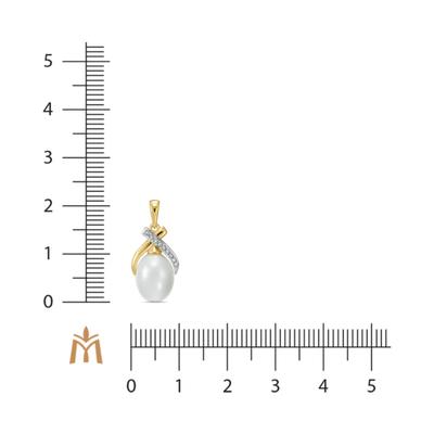 Сувдан ба бриллианттай зүүлт P01-NM-1928PR         67697300                        