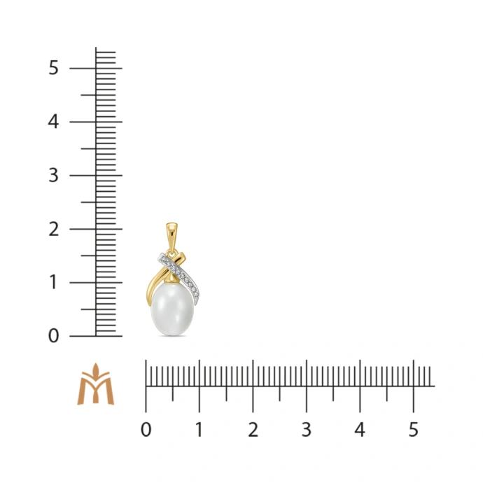 Сувдан ба бриллианттай зүүлт P01-NM-1928PR         67697300                        