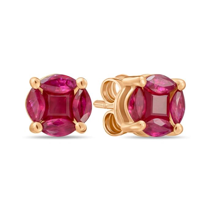 Рубинтай ээмэг E01-34265-RU    73456828 ,73456819    