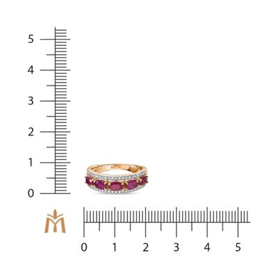 Рубин ба бриллианттай бөгж R01-0487RU      73663631.73661669            