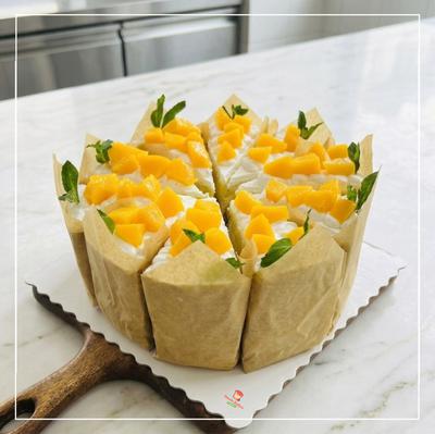 Mango Mint cake