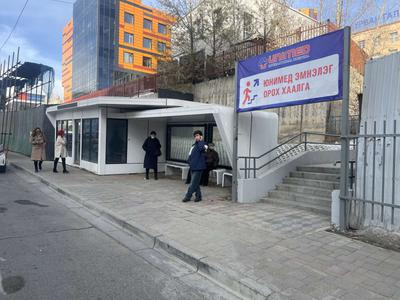 Гурван билэг их дэлгүүрийн автобусны буудлын тохижилт