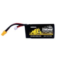 DOGCOM 1700mAh 150C 6S 22.2V Ultra Series LiPo Battery