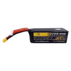 DOGCOM 2200mAh 150C 22.2V 6S FPV LiPo Battery