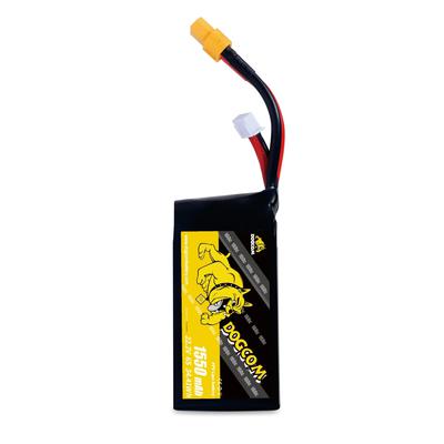 DOGCOM 1550mAh 160C 22.2V 6S FPV LiPo Battery