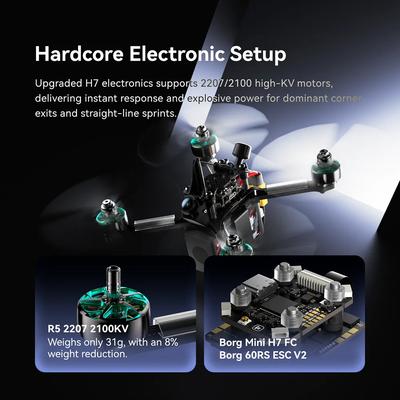 iFlight Mach R5 Ultra Trainer 6S HDZero Уралдааны дрон