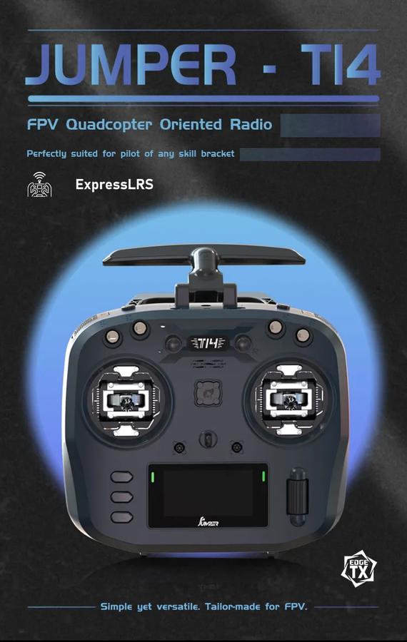 JUMPER T14 Hall Gimbals ELRS 2.4G 1000mW Мэргэжлийн радио удирдлага