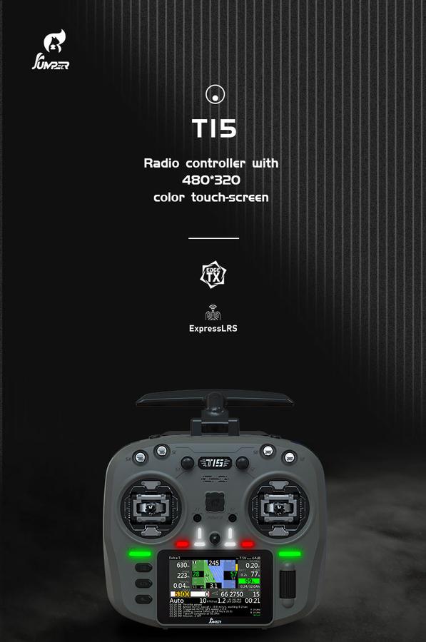 JUMPER T15 VS-M Hall Gimbals ELRS 2.4Ghz 1000mW Мэргэжлийн радио удирдлага