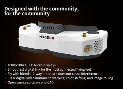 HDZero Goggle 5.8Ghz Мэргэжлийн HD/Analog FPV дүрс хүлээн авах систем