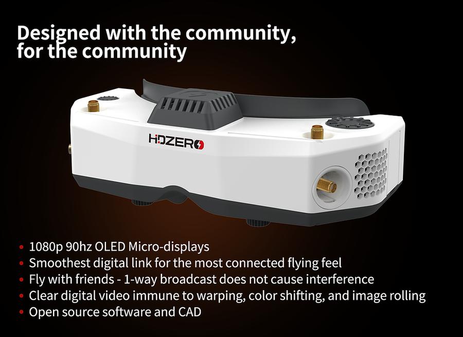 HDZero Goggle 5.8Ghz Мэргэжлийн HD/Analog FPV дүрс хүлээн авах систем