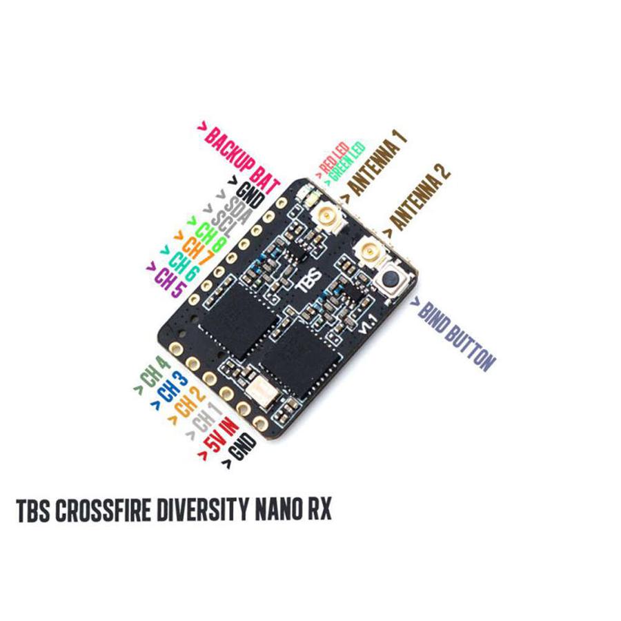 TBS Crossfire Diversity Nano RX – FPV Холын зайн дрон хүлээн авагч