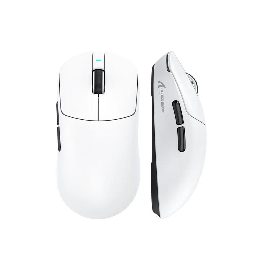 ATTACK SHARK X8SE White Tri-mode Lightweight Wireless Gaming Mouse