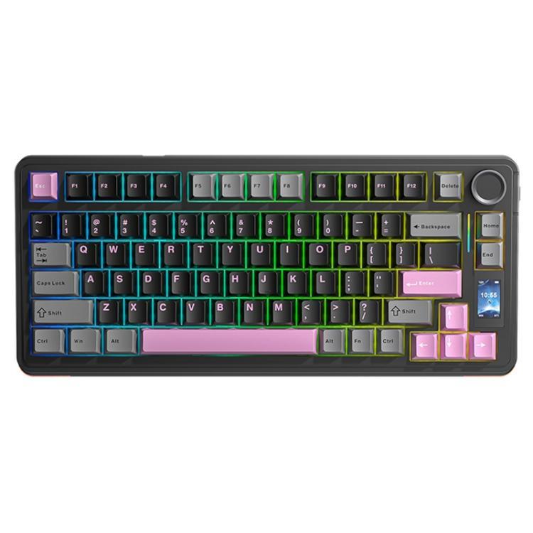 AULA S75 PRO Wireless Mechanical Keyboard with Screen&Knob