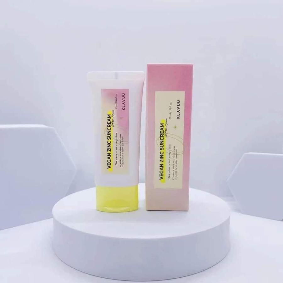 Klavuu zinc sun cream