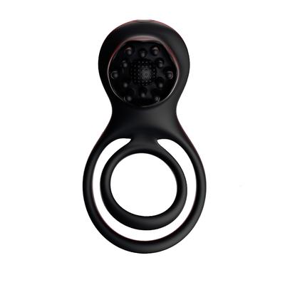 Black Rose Vibration Lock Ring