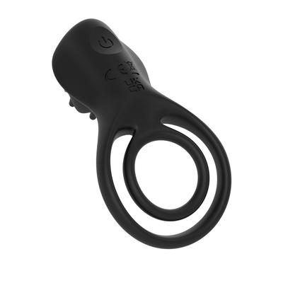 Black Rose Vibration Lock Ring
