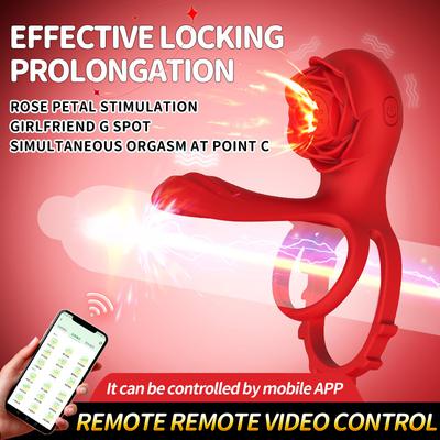 Jaguar Rose Double Vibration Locking Ring