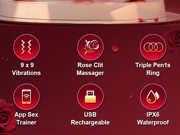 Rosie Couple Vibrating Ring