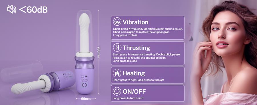 Heated, Vibrating, Thrusting Sex Machine