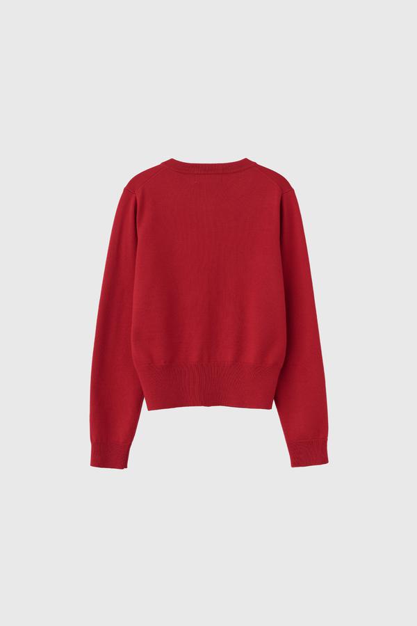 Essential Crewneck Cardigan