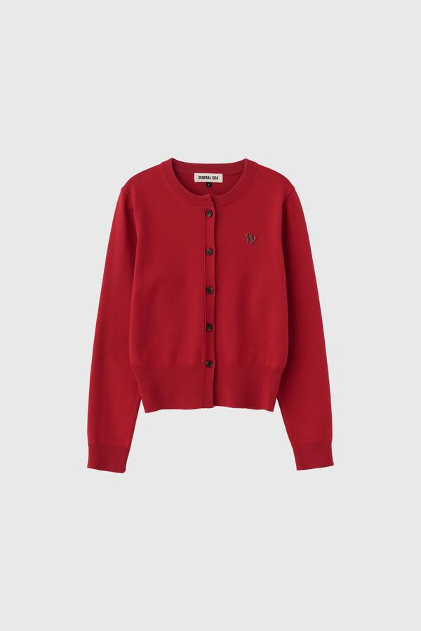 Essential Crewneck Cardigan