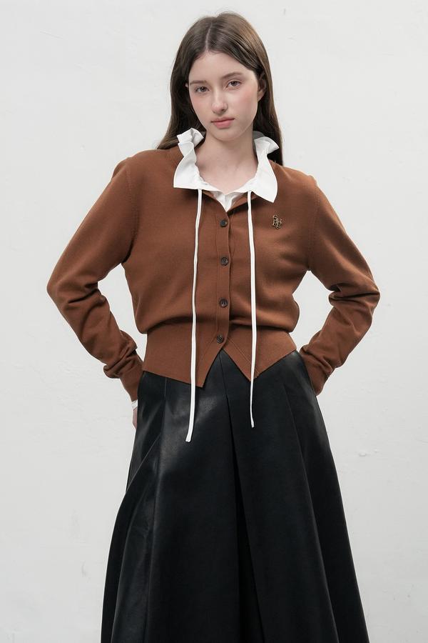Essential Crewneck Cardigan
