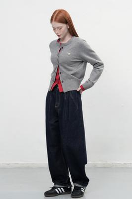  Essential Crewneck Cardigan