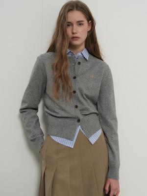  Essential Crewneck Cardigan