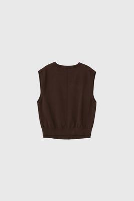 Double-layer loose-fit vest