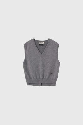 Double-layer loose-fit vest